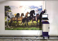 Máquina de la pintura de pared 20ML/㎡ de la cabeza los 0.5CM de DX5 DX7 DX800 para el uso al aire libre e interior de la pared