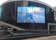 Pantalla llevada transparente al aire libre adhesiva de SMD 2121 para el anuncio video