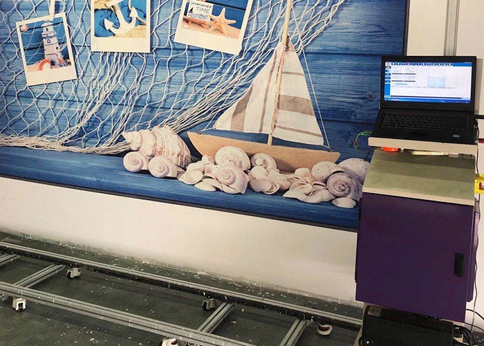 Impresora de chorro de tinta de la pared de CMYK 120w DX-10 EPSON 3D For Wall Painting