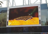 Exhibición llevada fija al aire libre a todo color SMD3535 con el gabinete de acero impermeable