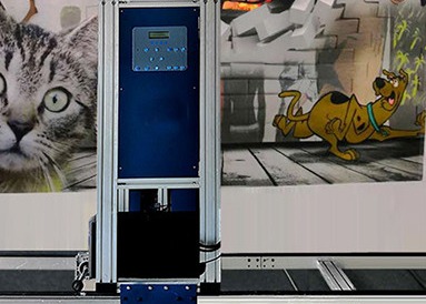 Impresora de chorro de tinta automática de la pared de ROHS 2880dpi CMYK